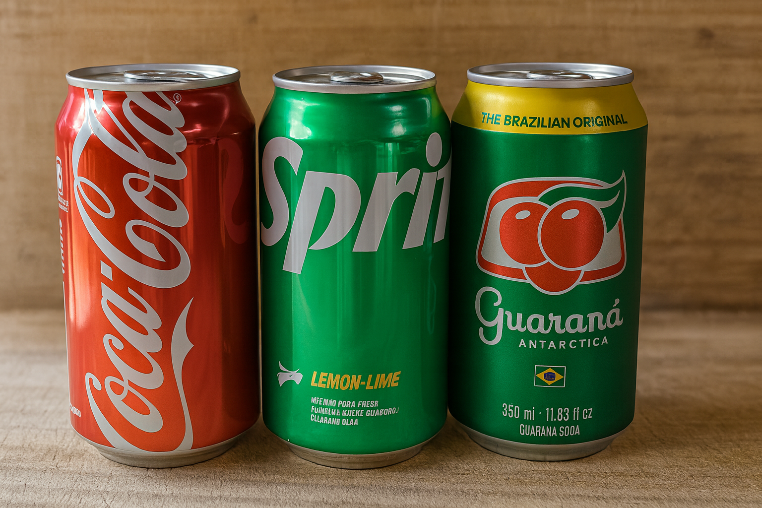 Traditional Brazilian sodas and beverages